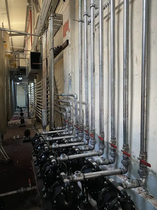 Proses pompa ve boru hattı