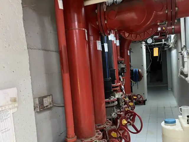 Yangın pompa dairesi: sahadan bir kare